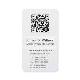 Techie Modern Minimalist QR Code  Photo / Logo