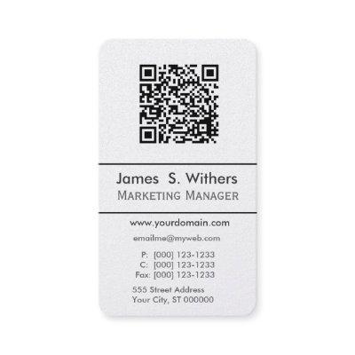 Techie Modern Minimalist QR Code  Photo / Logo