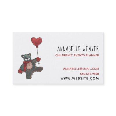 Teddy Bear Childrens Event Planner