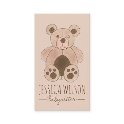 Teddy Bear Stuffed Animal Babysitter Nanny Daycare