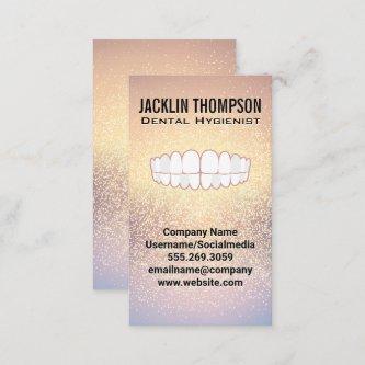 Teeth Logo | Shimmer Background