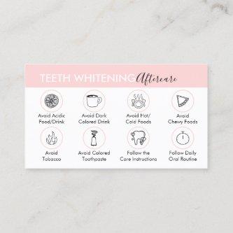 Teeth Whitening Aftercare Tips
