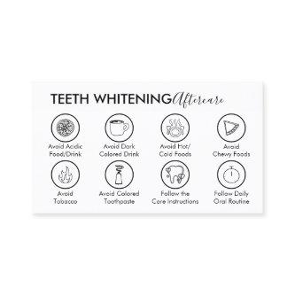 Teeth Whitening Aftercare Tips Dentist