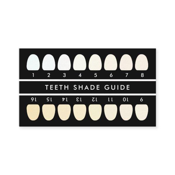 Teeth Whitening Shade Guide