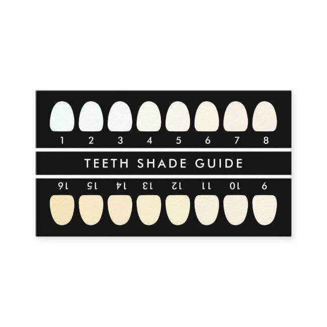 Teeth Whitening Shade Guide