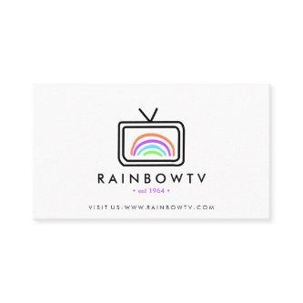 Television rainbow hand drawn rgb media