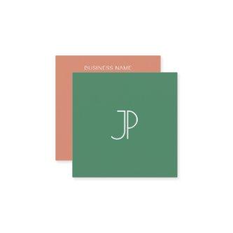 Template  Monogrammed Trend Colors