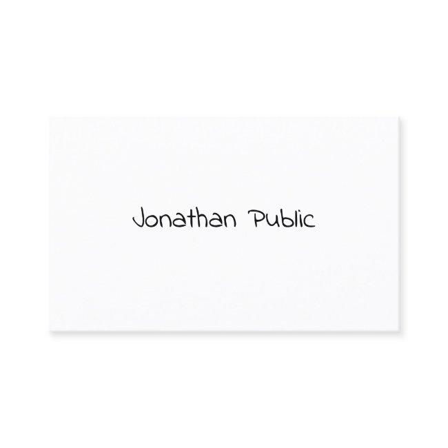 Template Freehand Script Minimalist Modern Simple