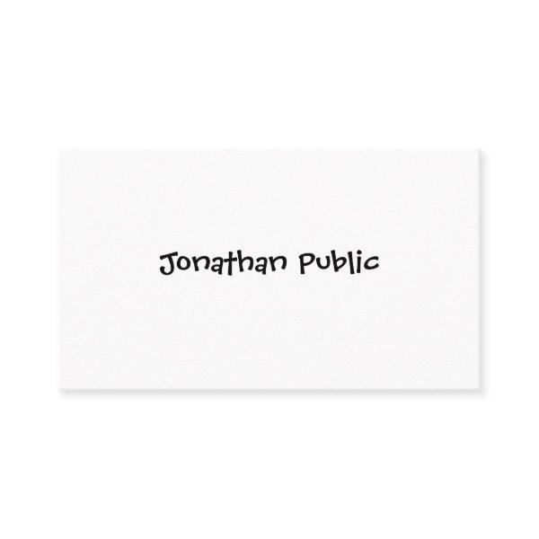 Template Handwritten Script Minimalist Modern Cute