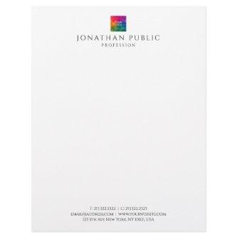 Template Letterhead Custom Company Logo Modern