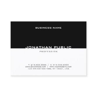 Template Modern Black White Elegant Professional