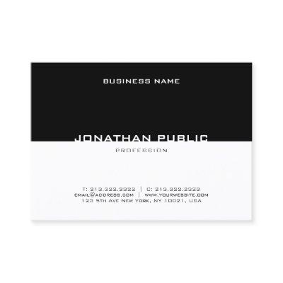 Template Modern Black White Elegant Professional