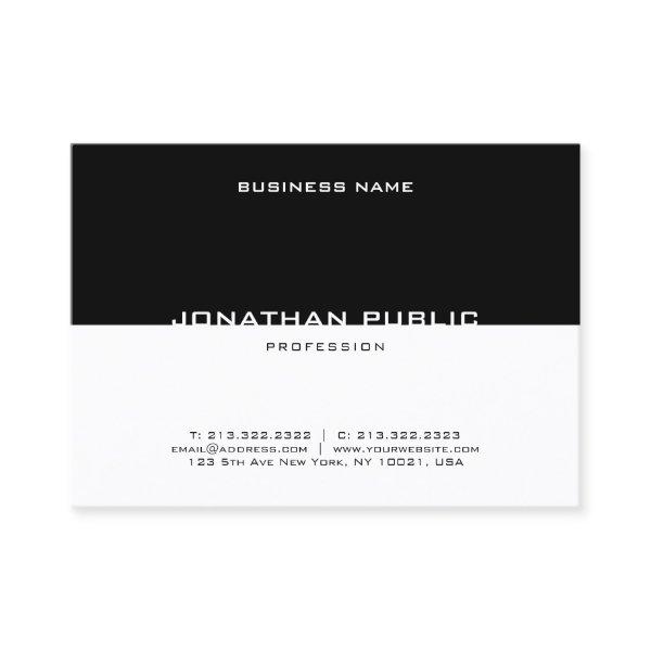 Template Modern Black White Elegant Professional