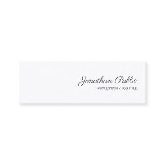 Template Modern Handwritten Script Name Simple Mini
