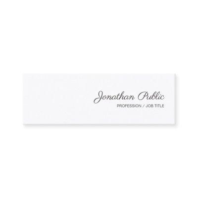 Template Modern Handwritten Script Name Simple Mini