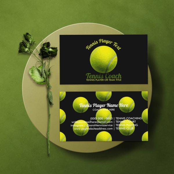 Tennis Ball Coach Black