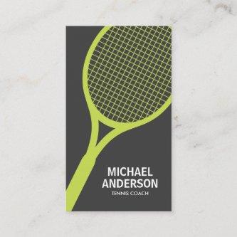 Tennis coach  - gray, modern, minimal