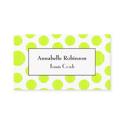 Tennis coach sport white and yellow