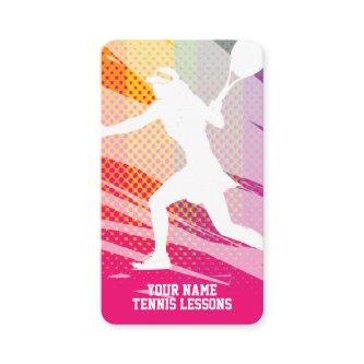 Tennis lessons school  template