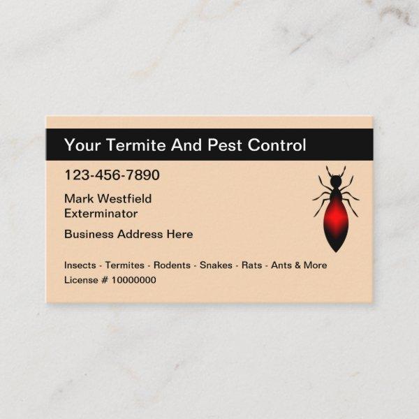 Termite Pest Control Exterminator Theme