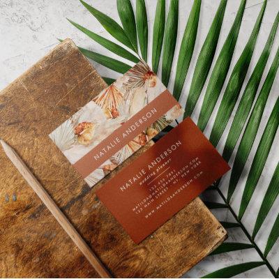 Terracotta Bohemian elegant modern pampas grass