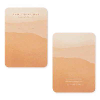 Terracotta Layers Jewelry Display Card