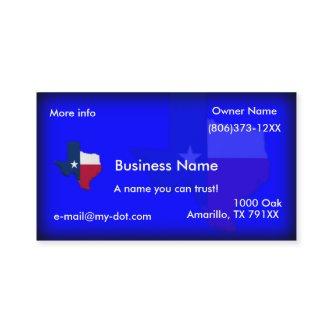 Texas Flag-Map