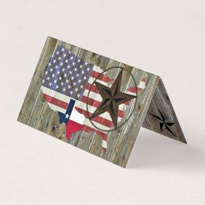 Texas Lone Star State American Flag