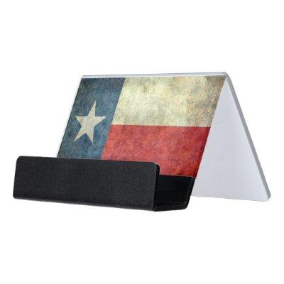 Texas State Flag Desk  Holder