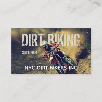 Text Integrated Dirt Bike Photo