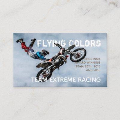 Text Integrated Extreme Motocross Photo