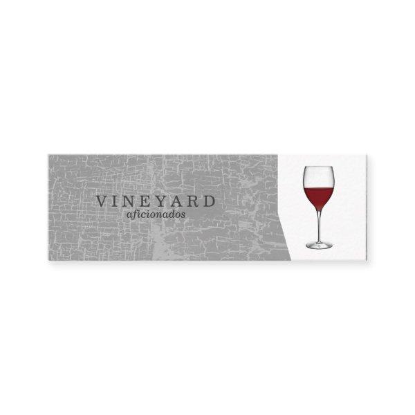 Texture Gray with Wine Glass Mini