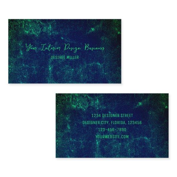 Texture Vintage Dark Green Blue Grunge Pattern