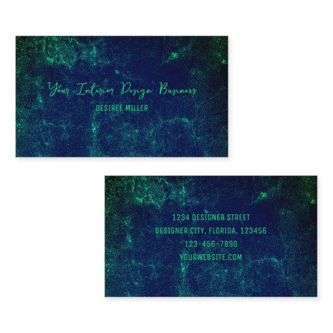 Texture Vintage Dark Green Blue Grunge Pattern