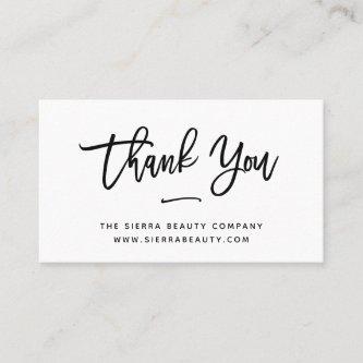 Thank You | Black and White Small Business