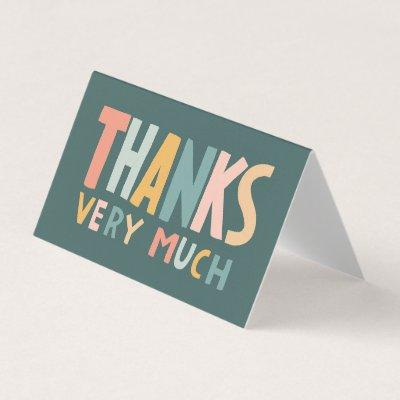 Thank You Customer Appreciation Pastel Handletter