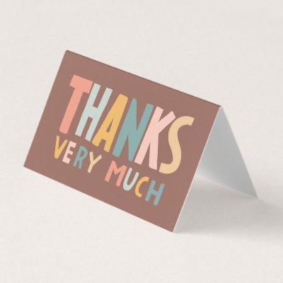 Thank You Customer Appreciation Pastel Handletter