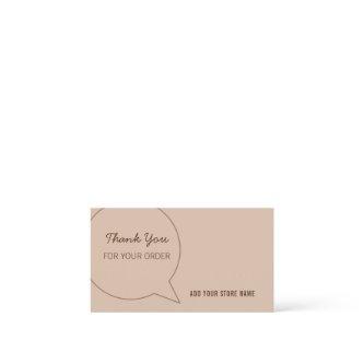 Thank You for you order custom your store name