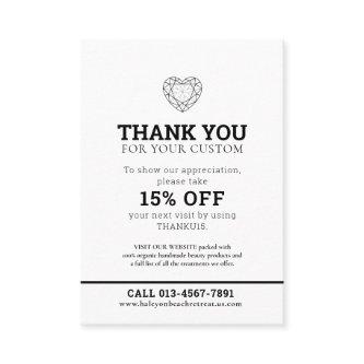 Thank you health photo promo repeat mono