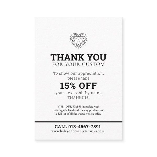 Thank you health photo promo repeat mono