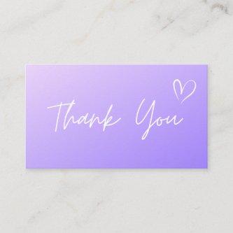 Thank You Purple Ombre Gradient Social Media Cute