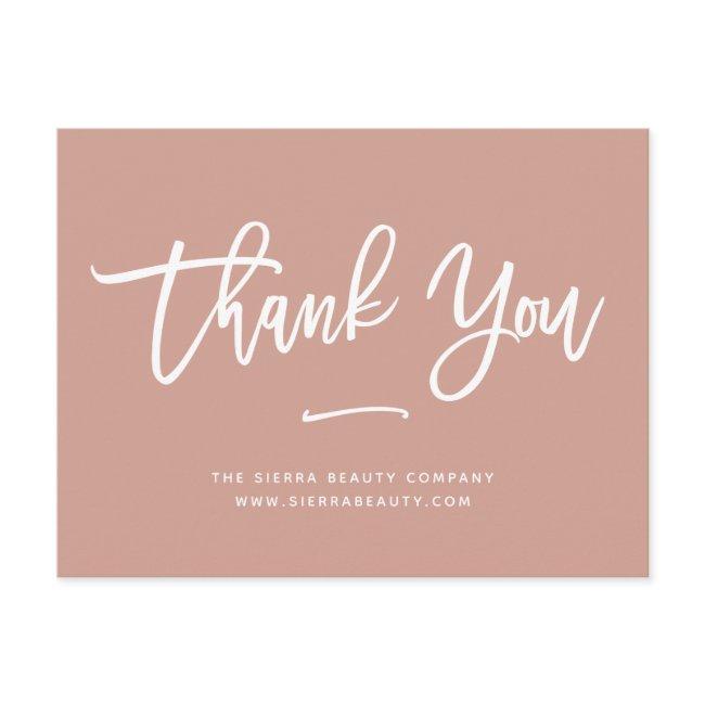 Thank You | Terracotta Retail Small Business Postcard