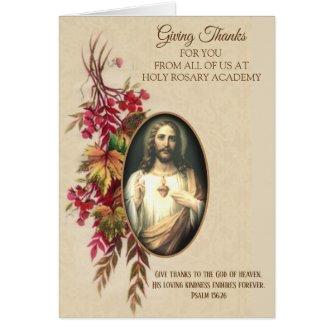 Thanksgiving from all of Us Sacred Heart of Jesus