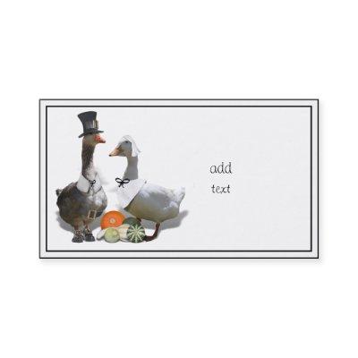 Thanksgiving Pilgrim Ducks