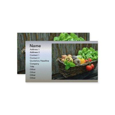 Thanksgiving Vegetable Harvest in a Basket