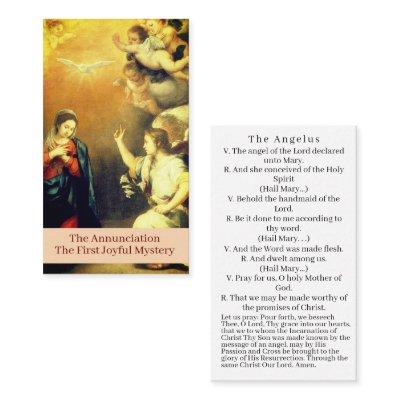 The Annunciation Prayer Card