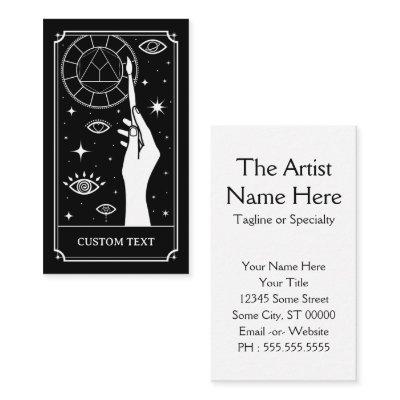 the artist tarot custom text