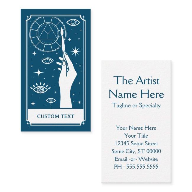 the artist tarot custom text
