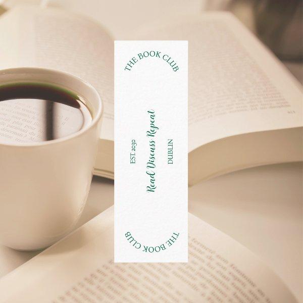 The Book Club Crest Read Discuss Repeat Mini
