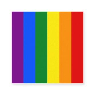 The colors of the rainbow square